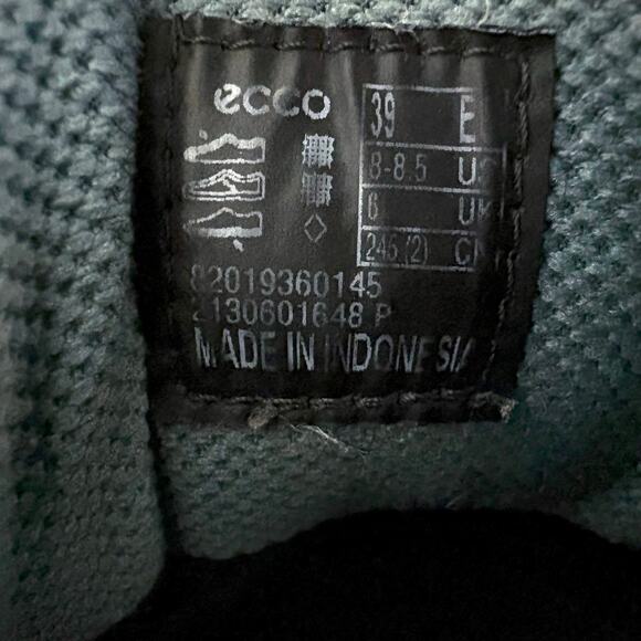 Ecco Show Women US 8-8.5 Gray Orange MX Low GTX Hiking Trail Outdoors Sneaker - Picture 5 of 9